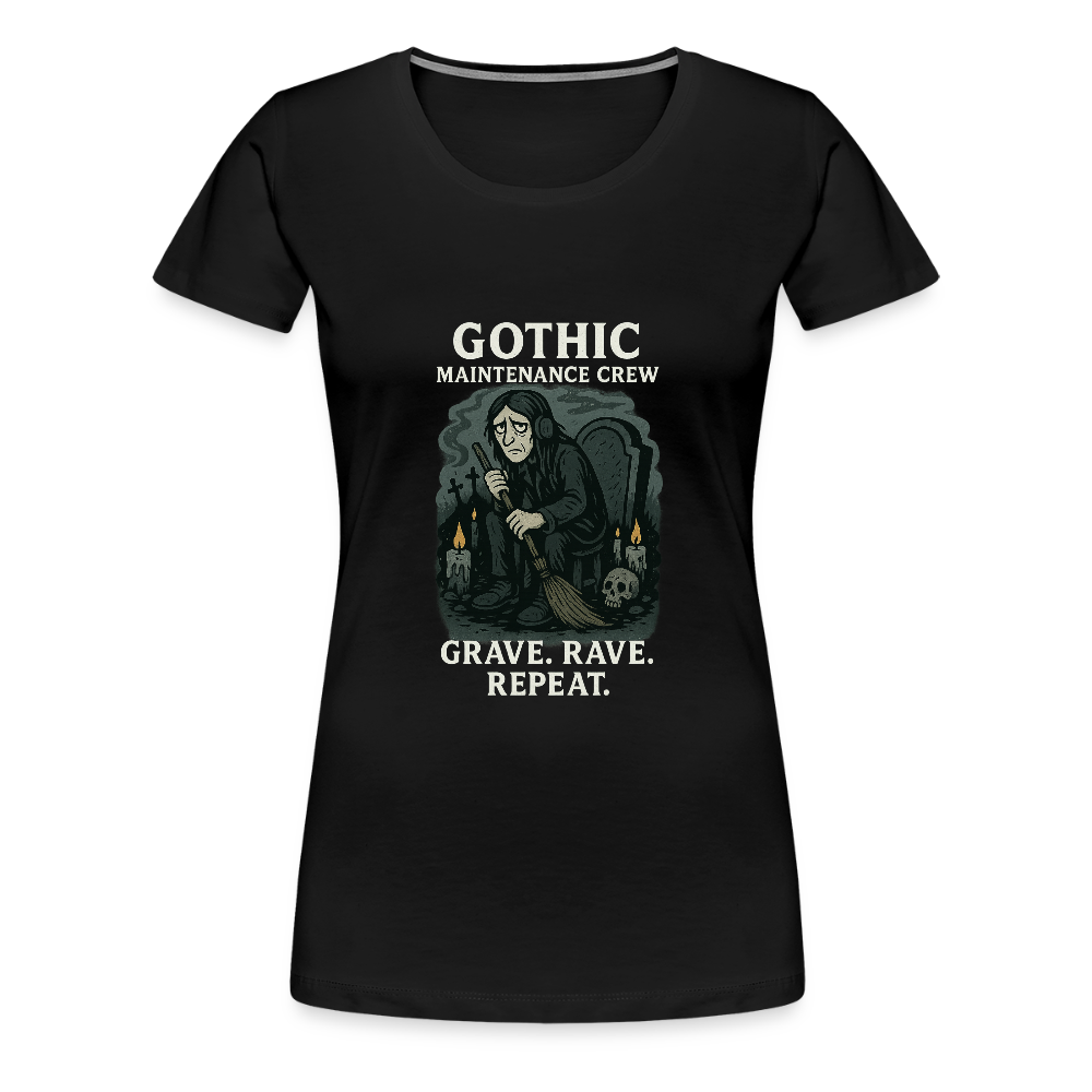 Frauen Premium T-Shirt - Schwarz