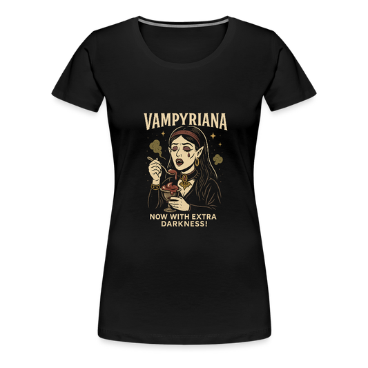 Frauen Premium T-Shirt – Vamiyriana – Gothic Damenshirt mit Stil & dunkler Aura - Schwarz