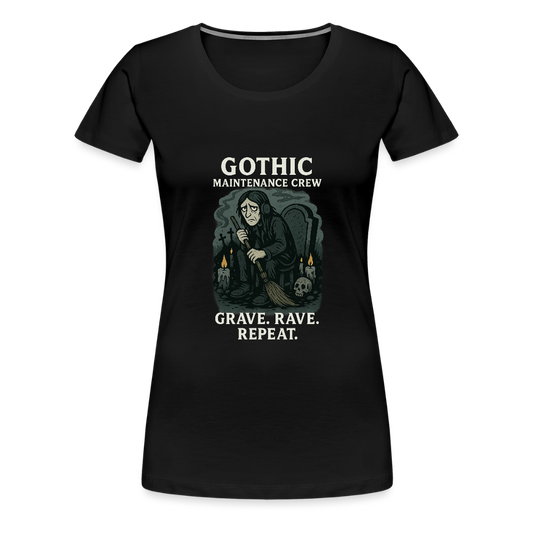 Frauen Premium T-Shirt - Schwarz