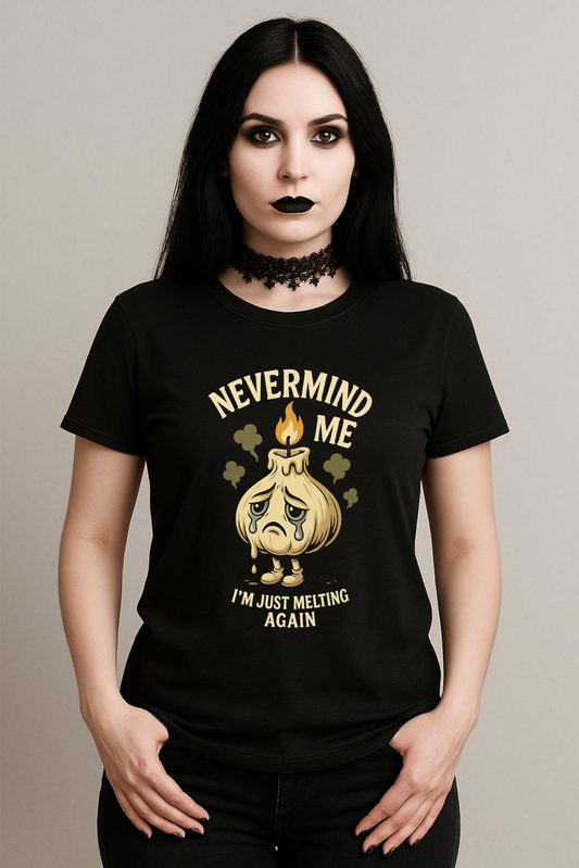Frauen Premium T-Shirt – I’m Just Melting Again – Gothic Shirt mit leiser Melancholie